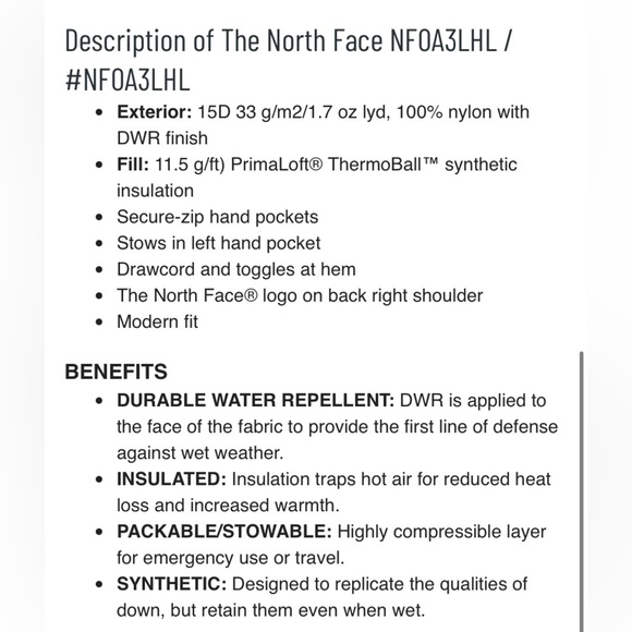 NWT The North Face Thermoball Trek Vest Puffer Embroidery Black Trekker Logo - Picture 14 of 14